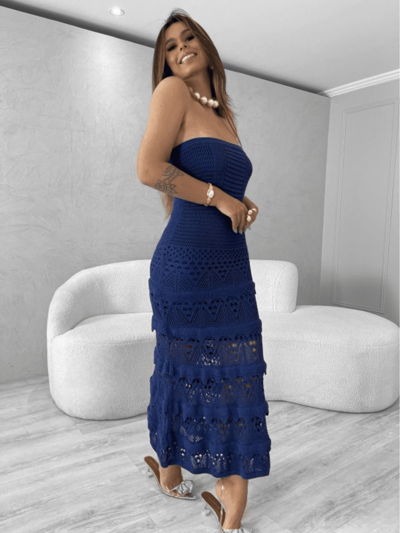 Vestido Tricot Katharine - Ateliê Tricot