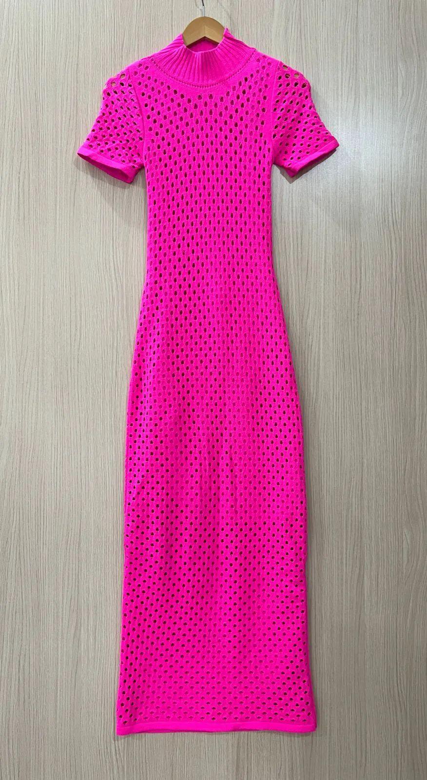Vestido tricot fio linha Penelope - Ateliê Tricot