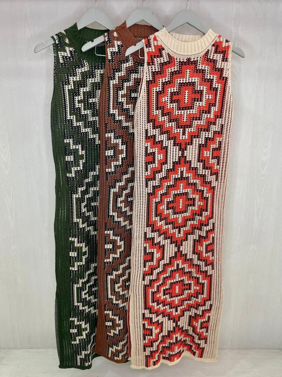 Vestido Tricot em Fio Linha Maddie