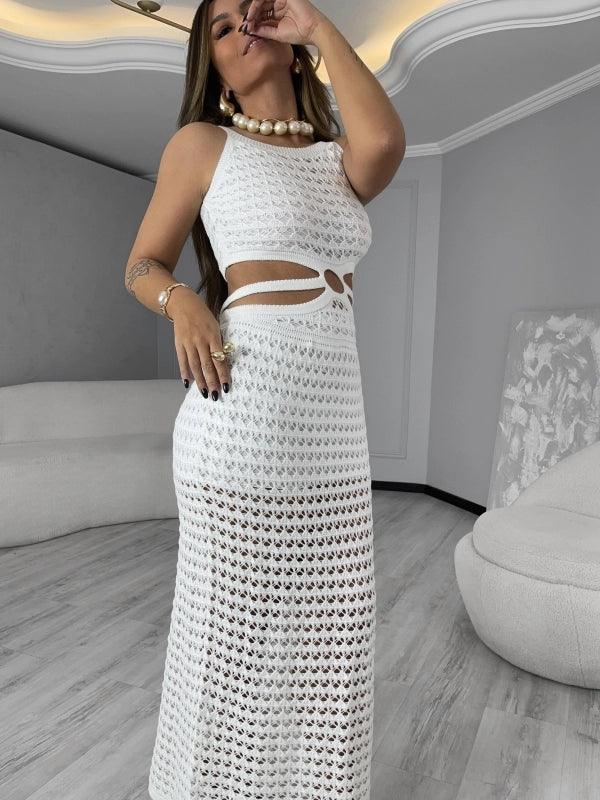 Vestido Longo Tricot Modal Leticia - Ateliê Tricot