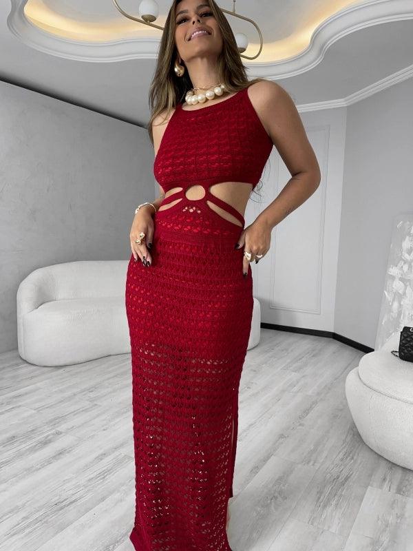 Vestido Longo Tricot Modal Leticia - Ateliê Tricot