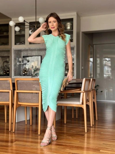 Vestido Tricot Modal Luxury Exclusive Vermelho - Ateliê Tricot