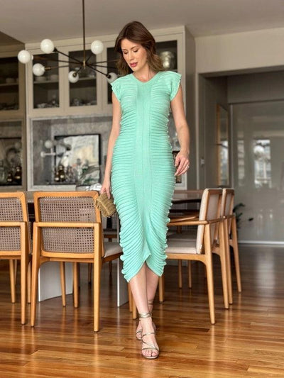 Vestido Tricot Modal Luxury Exclusive Vermelho - Ateliê Tricot