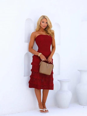 Vestido Tricot Tomara Que Caia Juliê - Ateliê Tricot