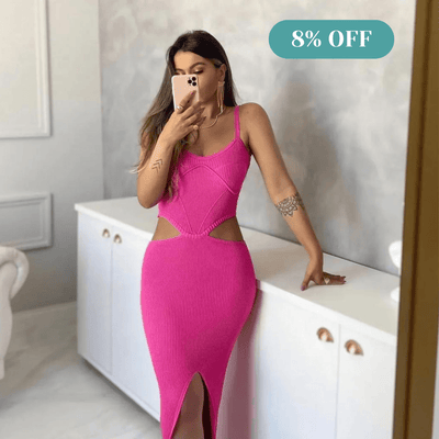 Vestido tricot fio modal Penelope - Ateliê Tricot