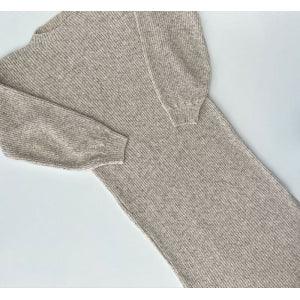 Vestido tricot em fio mousse Gabrielle - Ateliê Tricot