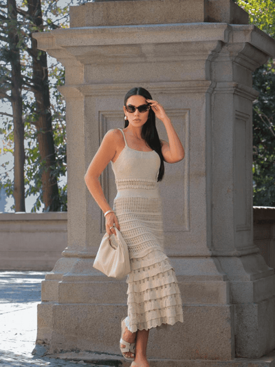 Vestido Tricot fio Linha Paolla - Ateliê Tricot