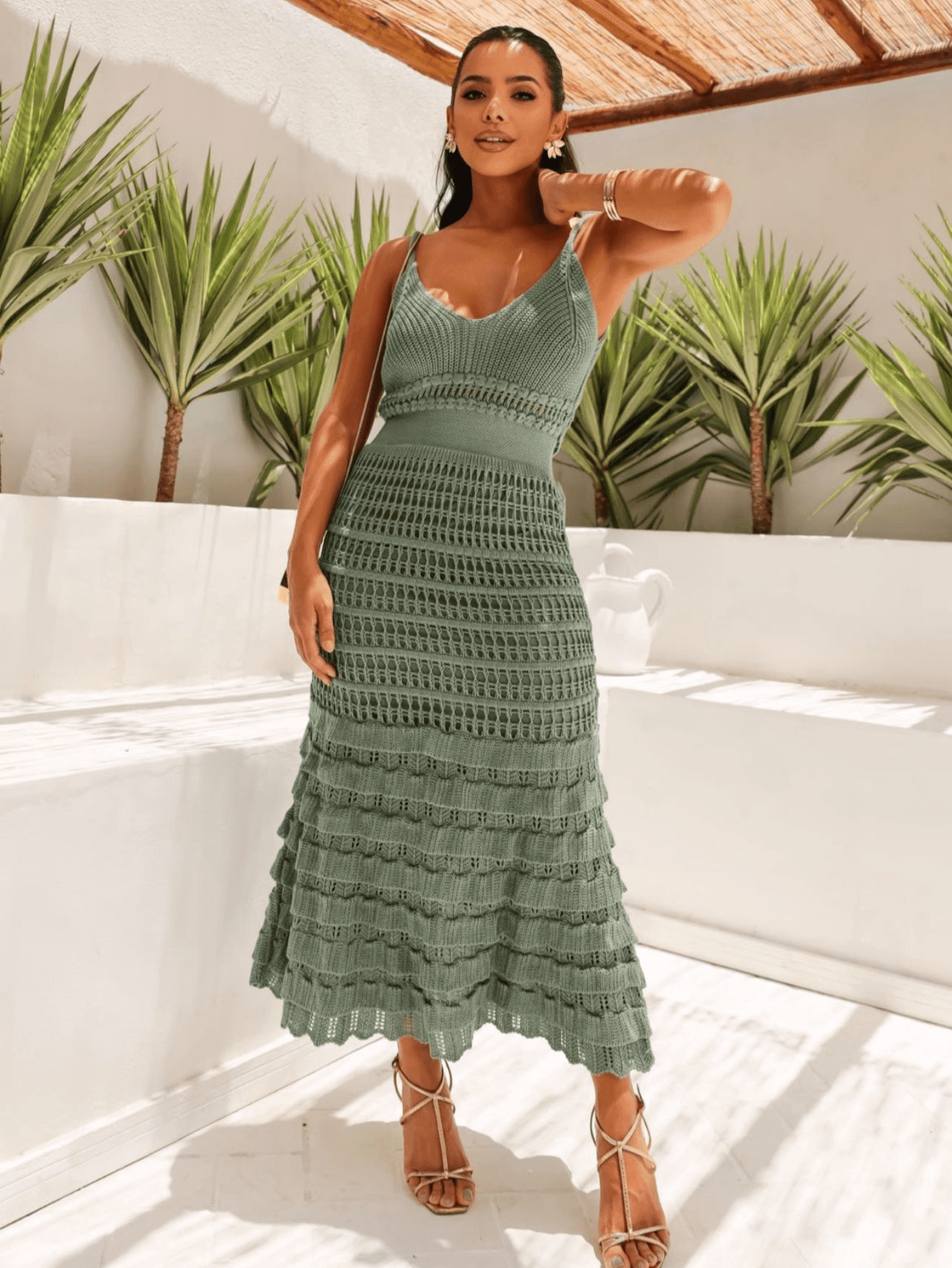 Vestido Tricot fio Linha Paolla - Ateliê Tricot