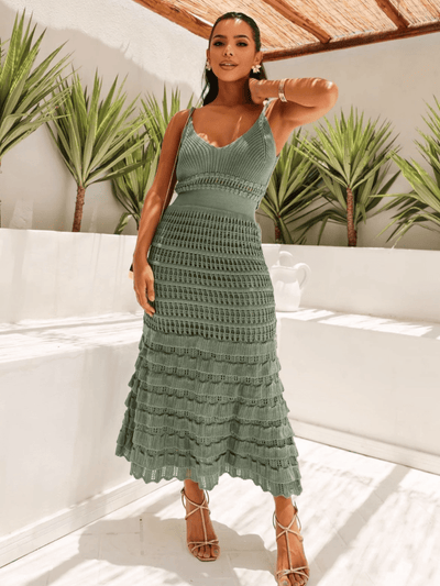 Vestido Tricot fio Linha Paolla - Ateliê Tricot