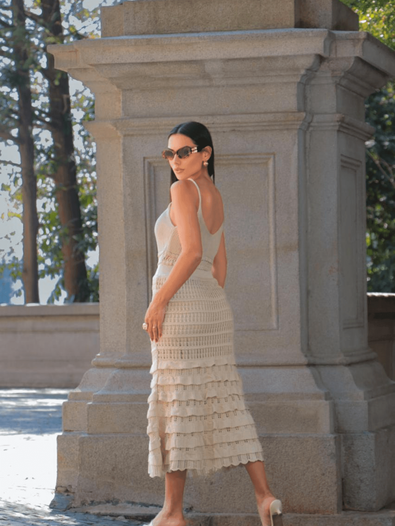 Vestido Tricot fio Linha Paolla - Ateliê Tricot