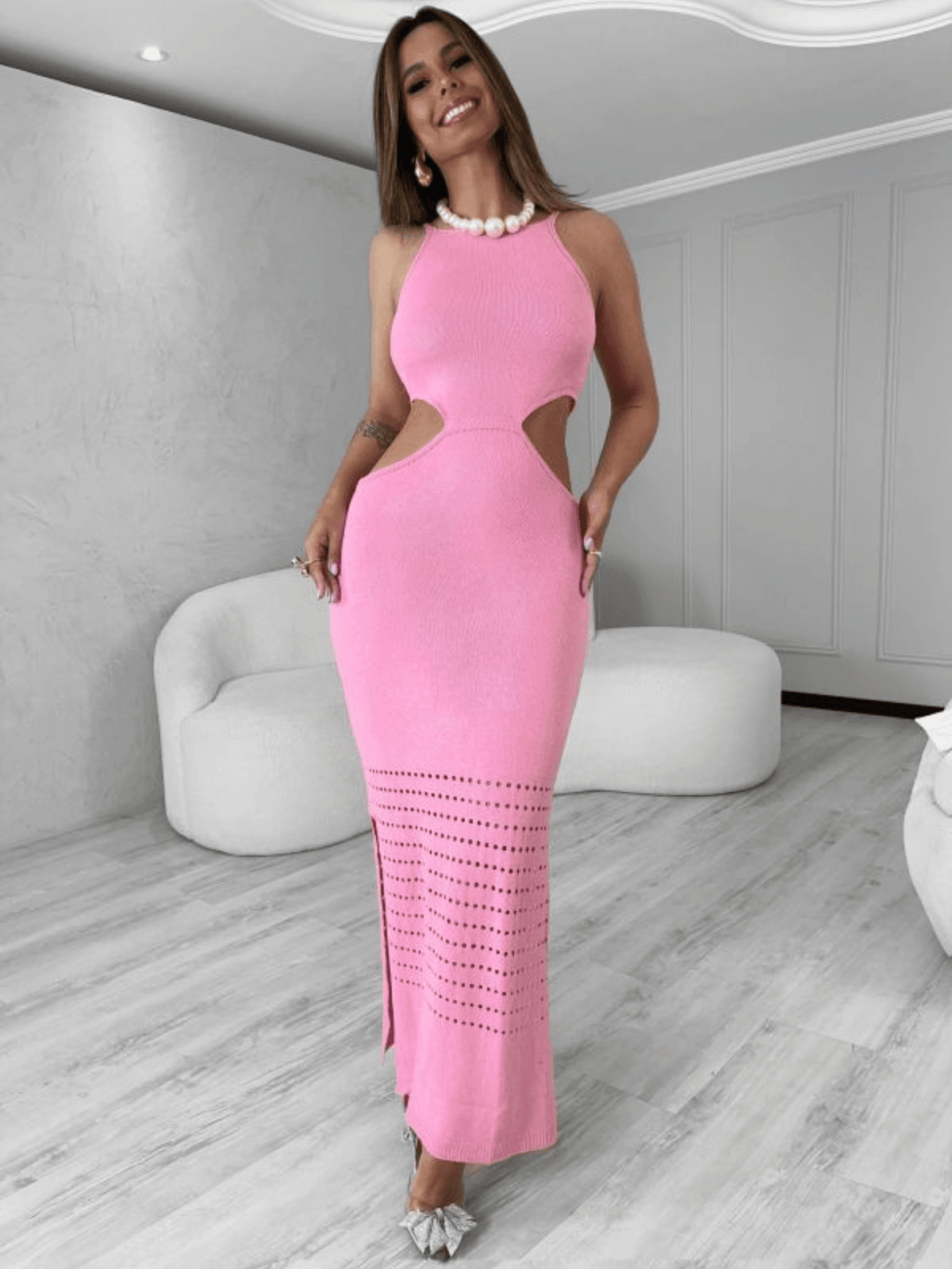 Vestido Modal Tricot Emanuelle - Ateliê Tricot