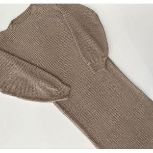 Vestido tricot em fio mousse Gabrielle - Ateliê Tricot