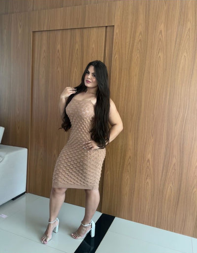 Vestido Tricot fio modal Dandara