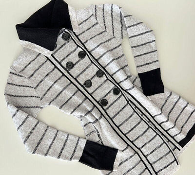 Sobretudo em fio mousse Kimberly - Ateliê Tricot