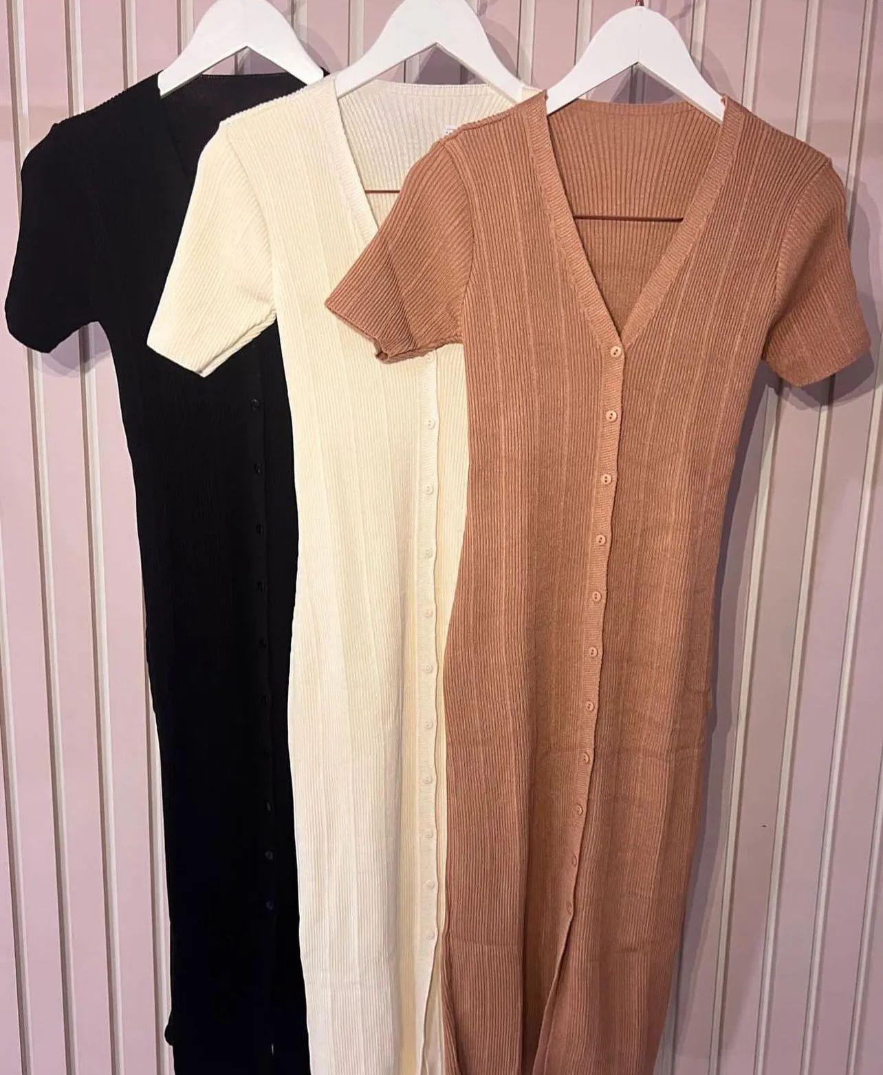 Vestido tricot fio modal Sabrina - Ateliê Tricot