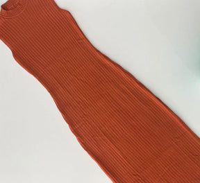 Vestido tricot longo fio modal Micaelle - Ateliê Tricot