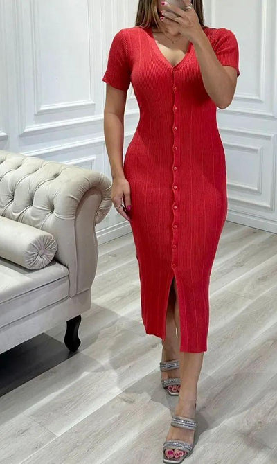 Vestido tricot fio modal Sabrina - Ateliê Tricot