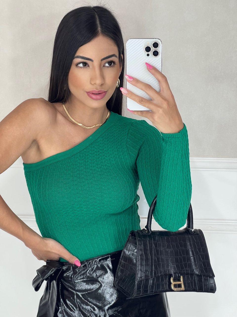 Body tricot fio modal Lírio - Ateliê Tricot