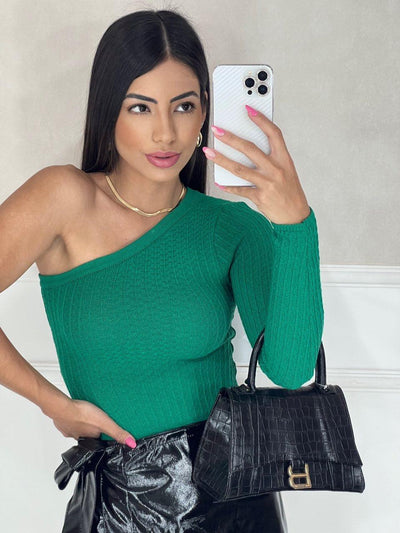 Body tricot fio modal Lírio - Ateliê Tricot