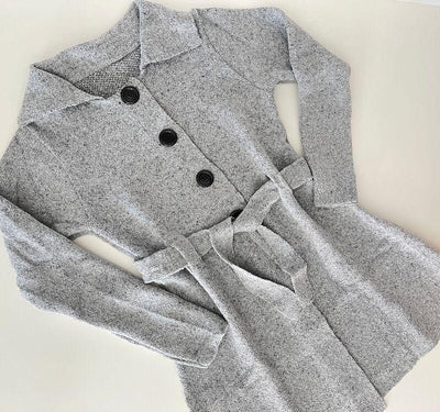 Sobretudo em fio mousse Kiara - Ateliê Tricot