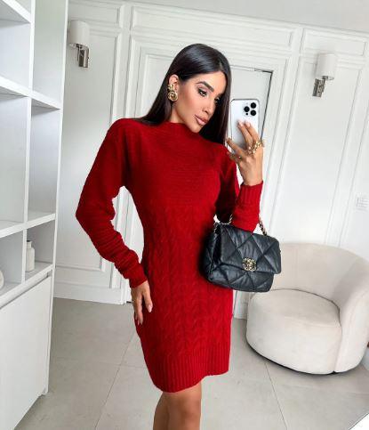 Vestido em fio mousse Janaina - Ateliê Tricot