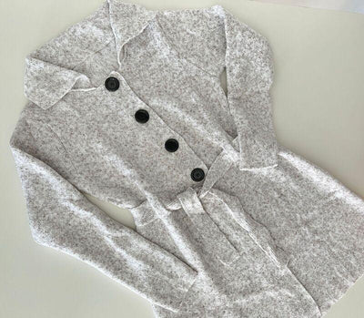 Sobretudo em fio mousse Kiara - Ateliê Tricot