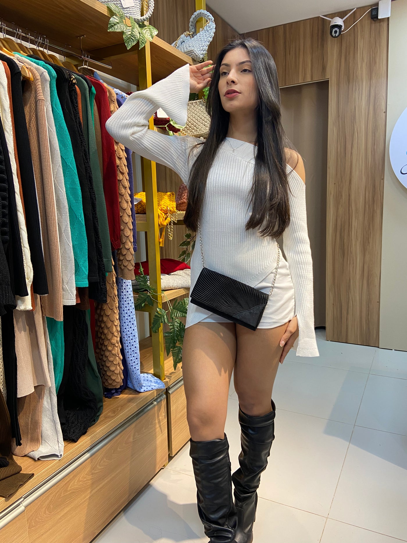 Body tricot fio modal Lírio - Ateliê Tricot