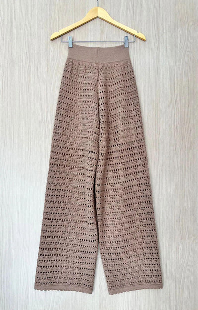 Calça tricot em fio modal Cayman - Ateliê Tricot