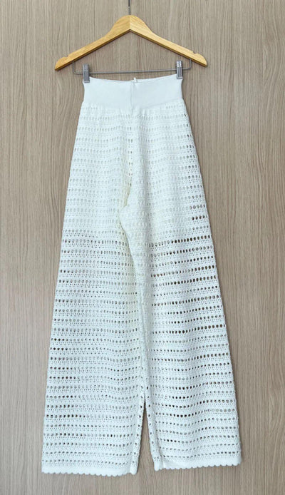 Calça tricot em fio modal Cayman - Ateliê Tricot