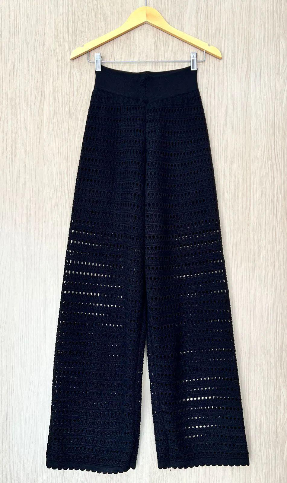 Calça tricot em fio modal Cayman - Ateliê Tricot