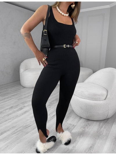 Conjunto Tricot Modal Maxi Cropped + Calça Maíra Branco