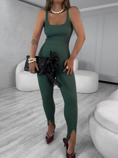 Conjunto Tricot Modal Maxi Cropped + Calça Maíra Branco