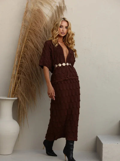 Conjunto Tricot Relevo Anelise