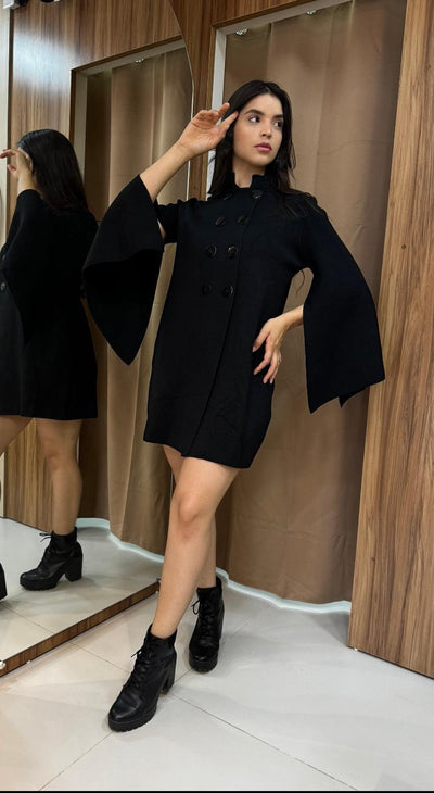 Capa tricot em fio modal Camila - Ateliê Tricot