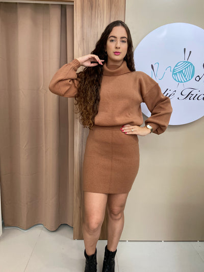 Conjunto em Fio Cashemere Hannah - Ateliê Tricot