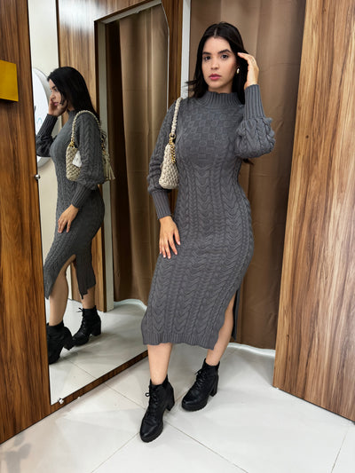 Vestido fio linha Eva - Ateliê Tricot