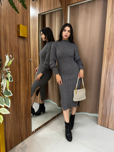 Vestido fio linha Eva - Ateliê Tricot