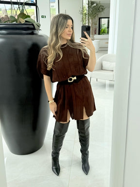 Maxi Colete Tricot Magnólia Bege