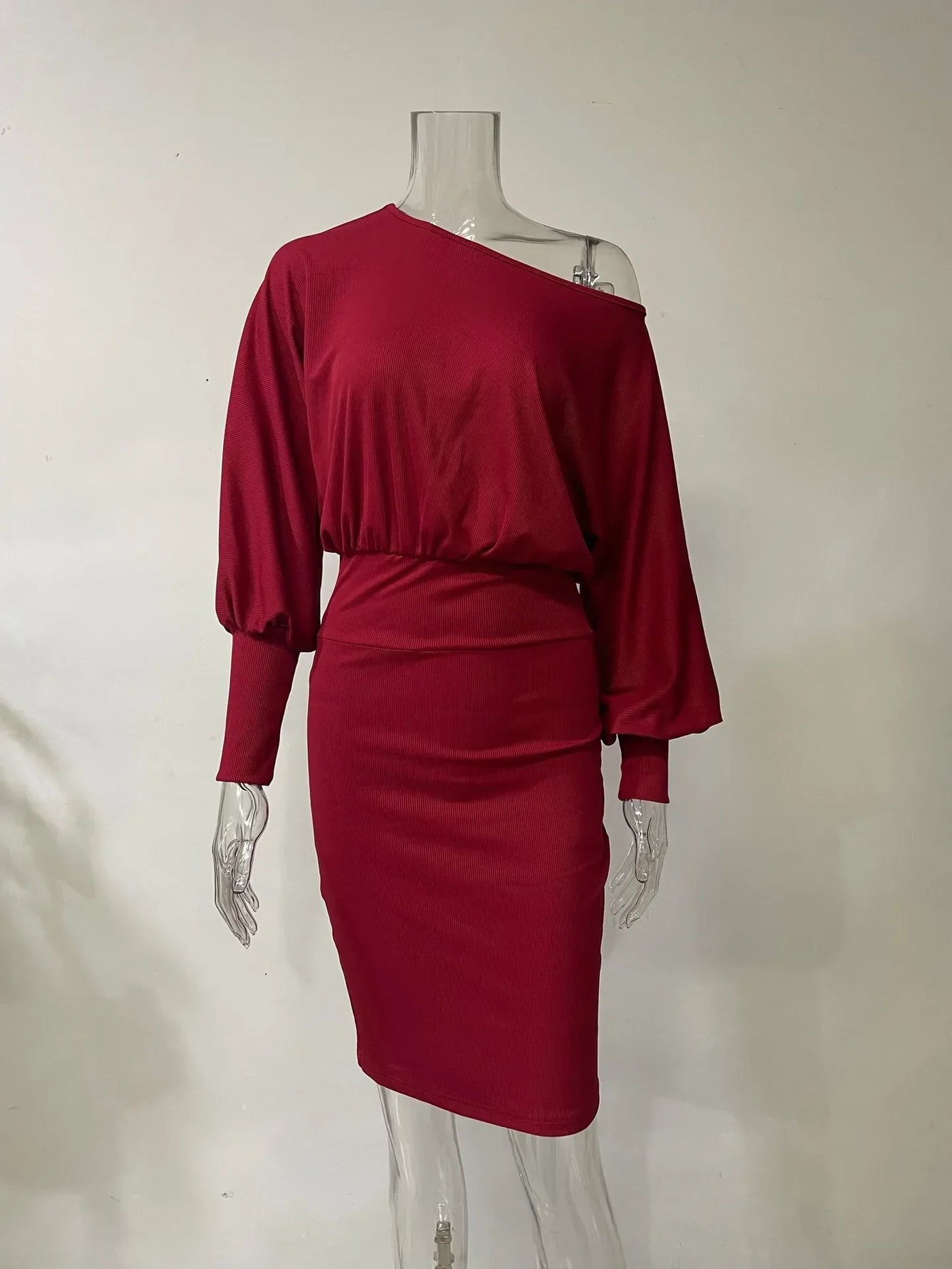 Modal knit dress winter 2025