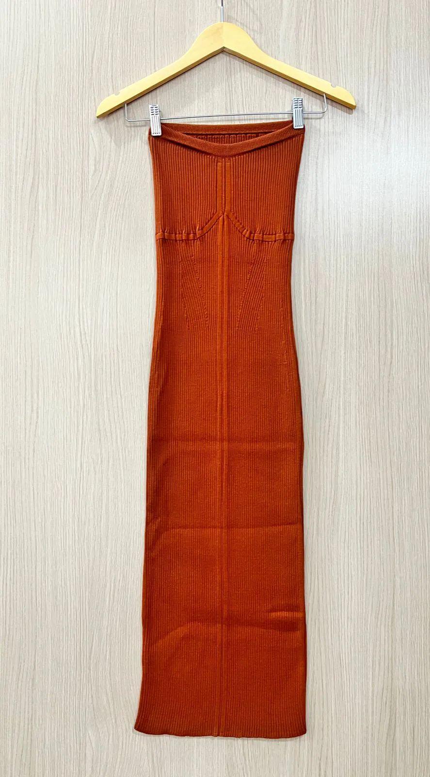 Vestido tricot fio modal Jordânia - Ateliê Tricot