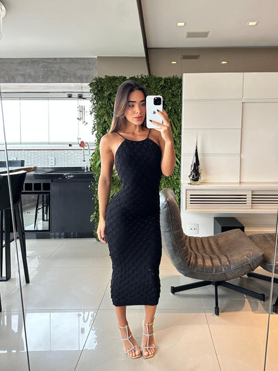 Vestido Tricot fio modal Dandara