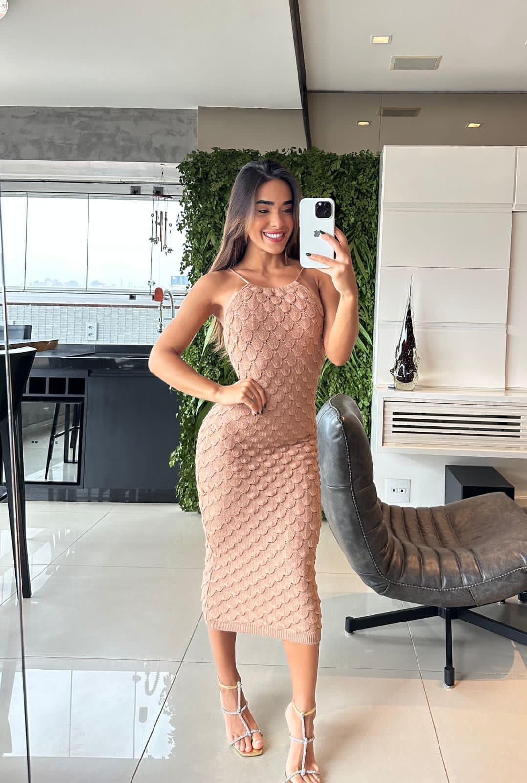 Vestido Tricot fio modal Dandara