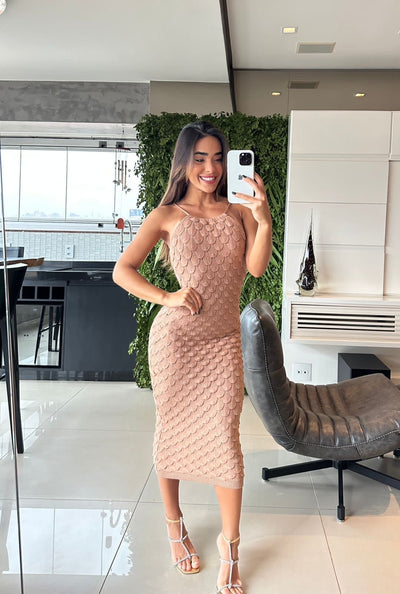Vestido Tricot fio modal Dandara