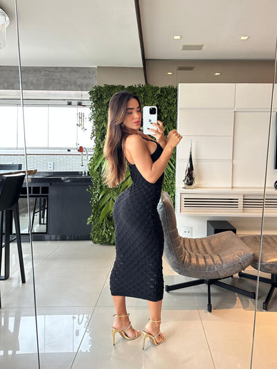Vestido Tricot fio modal Dandara