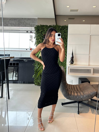 Vestido Tricot fio modal Dandara