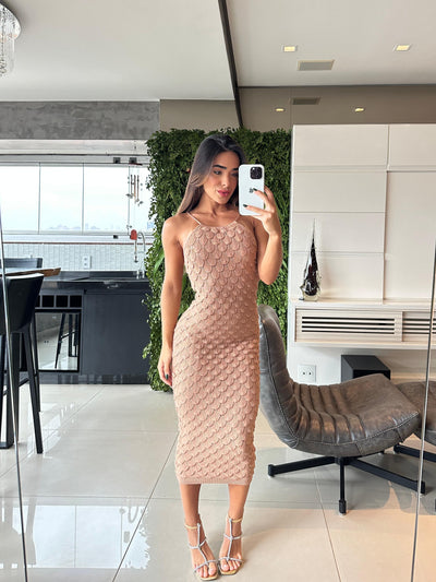 Vestido Tricot fio modal Dandara