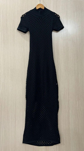 Vestido tricot fio linha Penelope - Ateliê Tricot