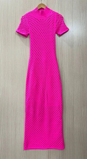 Vestido tricot fio linha Penelope - Ateliê Tricot