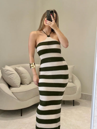 Vestido Tricot Modal Kariny Branco