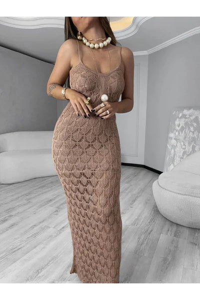 Vestido Longo Tricot Modal Lisbella